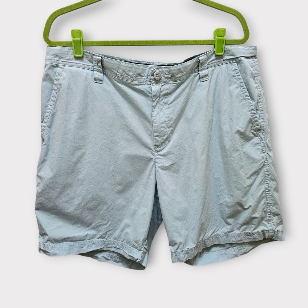 Columbia Cotton Casual Shorts Light Blue Men's Size‎ 38W 8L